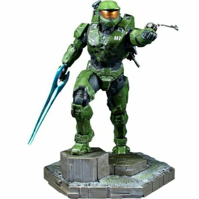 Halo Infinite Figur des "Master Chief" mit Grappleshot