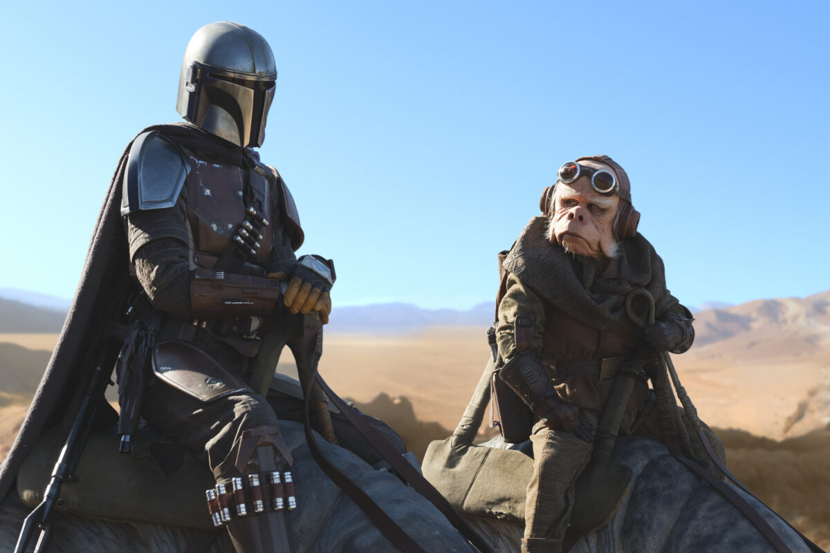 Pedro Pascal is the Mandalorian and Nick Nolte is Kuiil in THE MANDALORIAN, exclusively on Disney+